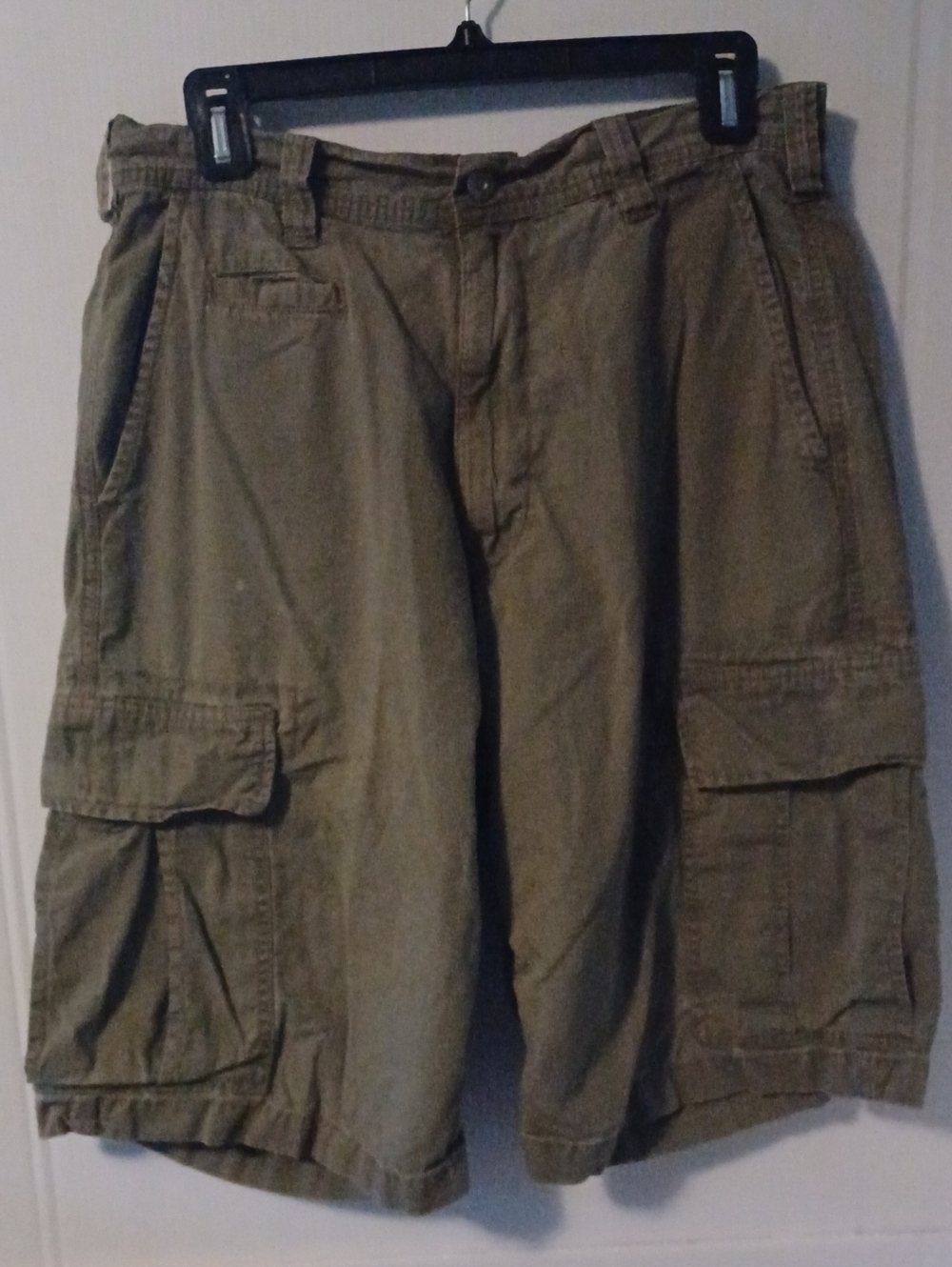 Vintage Polo Jeans Company Men's Cargo Shorts in Olive Green- Utility Size 31